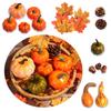 Festival Realistic Lifelike DIY Craft Halloween Artificial Pumpkin Simulation Props Fake Vegetable