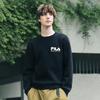 Fila Спортивный трикотаж Мужской Иссиня-черный BK Круглый вырез Умеренный A51M531204F-BK