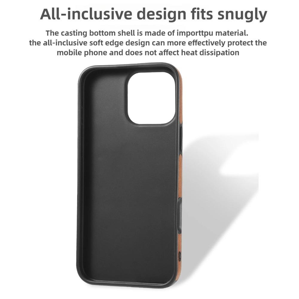 Luxury Leather Case For iPhone 16 Pro Max 17 16E 15 14 13 12 Mini 11 Pro XR X XS Max 7 8 Plus SE 3 Card Slot Mobile Phone Cover
