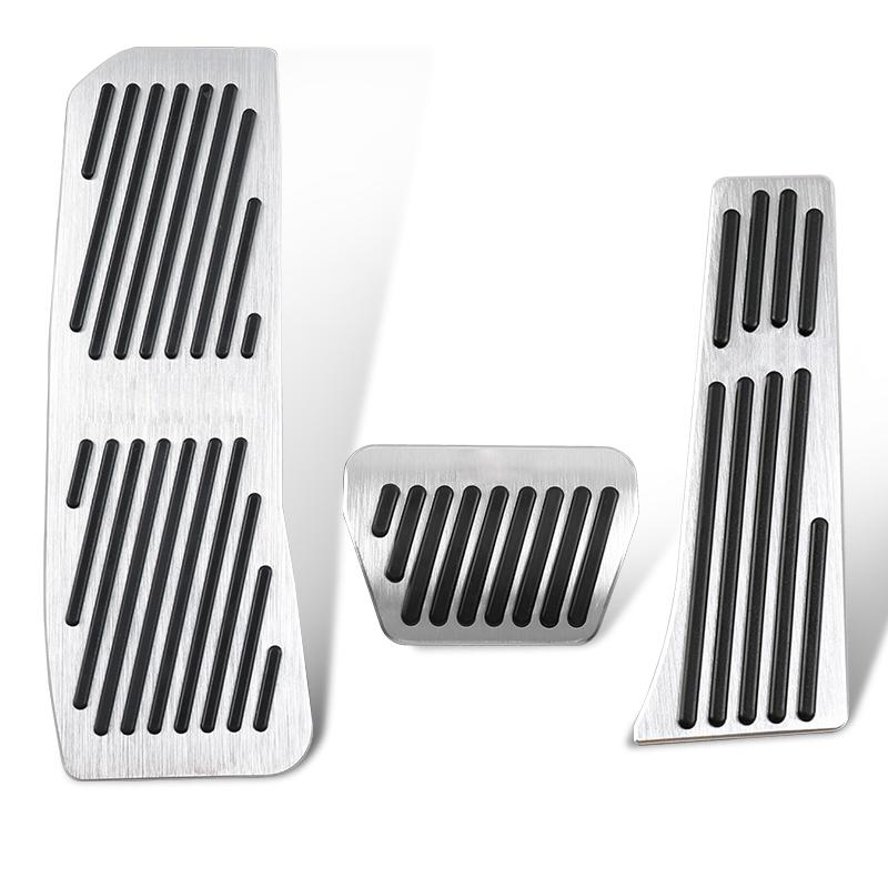 Car Pedals Pad Covers For BMW 5 6 Series G30 G31 G32 5GT 6GT Foot Accelerator Fuel Brake Footrest Pedal Plate Cover