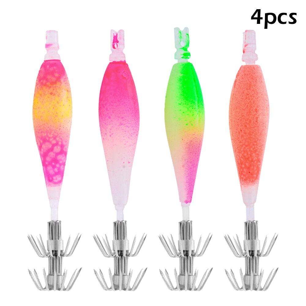 Durable Angling Supplies Fishing Accessories Fishhooks Soft Lure Jig Squid Hooks Artificial Baits