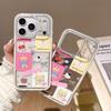 Чехол Painted Bear для iPhone 16 Pro Max: Прозрачный противоударный чехол 2-в-1 для iPhone 14/15/17