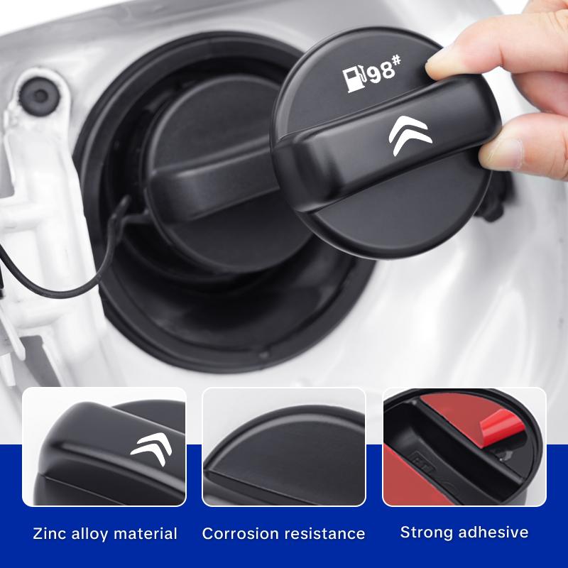Car Fuel Tank Cap Cover Tank Protective Sticker Accessories For Citroen C3 C4 C5 C1 C2 Berlingo Xsara Picasso Celysee Aircross
