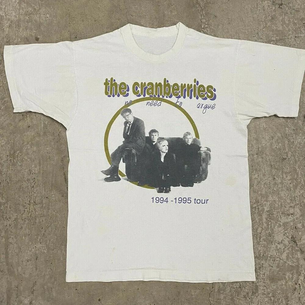 Хлопковая футболка унисекс The Cranberries Rock Band Белая Все размеры