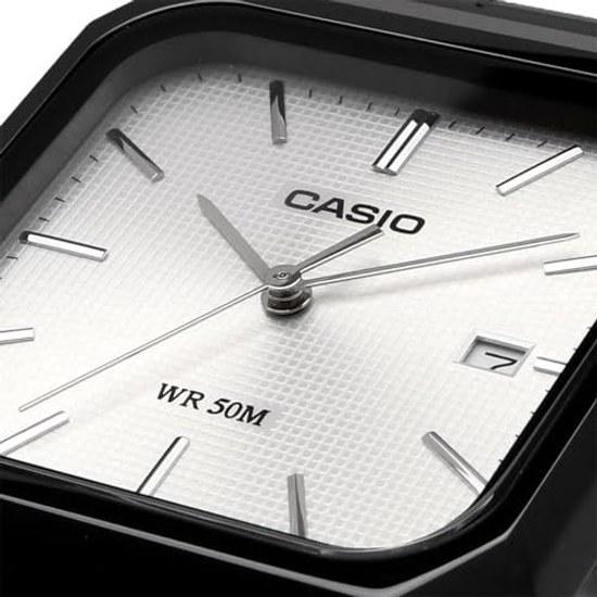 Casio Стандартные аналоговые кварцевые мужские часы MTP-B185B-7AV с черным IP-покрытием, модель для зарубежного рынка