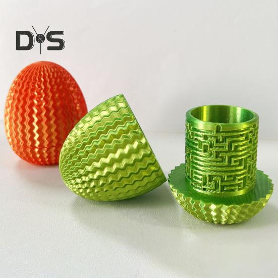 3D-печатное яйцо-лабиринт, игрушка для снятия стресса, образовательный лабиринт, ящик для хранения яиц, контейнер, игрушка-непоседа, домашний офис, пасхальное украшение
