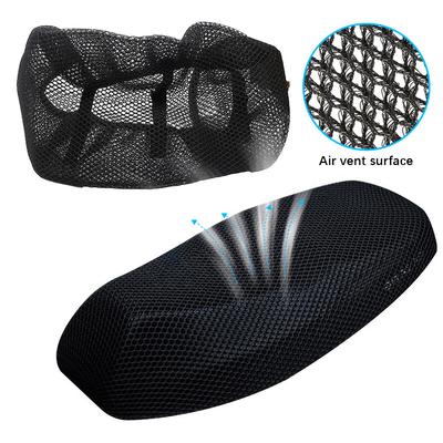 Мотоциклетная 3D сетчатая подушка для сиденья, защитный чехол, противоскользящая подушка, сетчатая противоскользящая накладка, чехол для сиденья мотоцикла, скутера, велосипеда