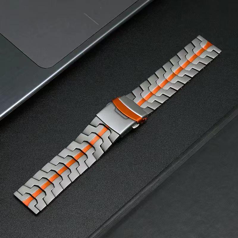 Stainless Steel Buckle Strap for Huawei iWatch - Iron Man Design
