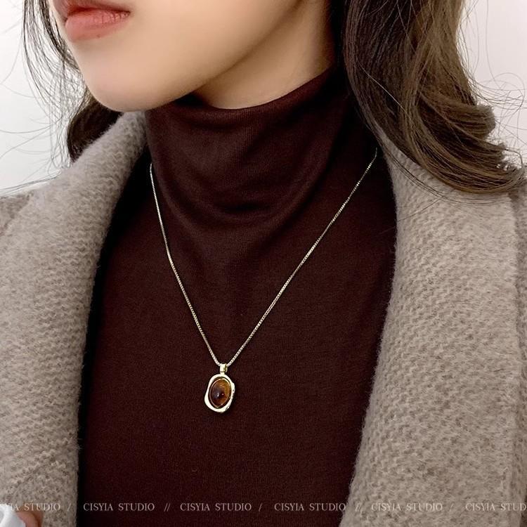 Популярное многослойное золотое ожерелье-свитер для девочек, легкая роскошная высококачественная цепочка-свитер для ниши