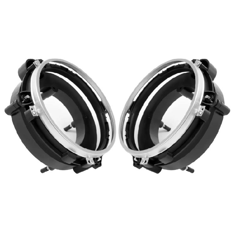 1 Pair Headlight Bulb Brackets Buckets Replacement Accessories 110383 Front Head Light Bulb Bracket Bucket Black