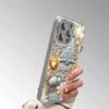 Чехол для телефона из закаленного стекла с гальваническим покрытием и рождественским принтом для iPhone 11 12 13 14 15 16 17 Pro Max Plus 16E 17 Air Cover
