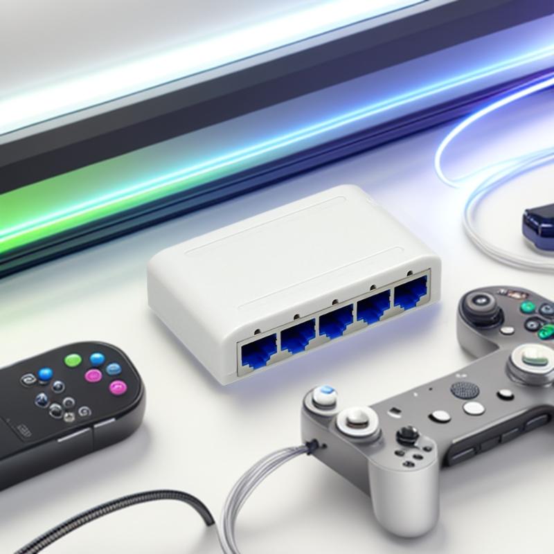 5 портов/8 портов 100 Мбит/с Ethernet Быстрый коммутатор Rj45 Многопортовый коммутатор данных Сетевой смарт-хаб Интернет Инжектор Адаптер