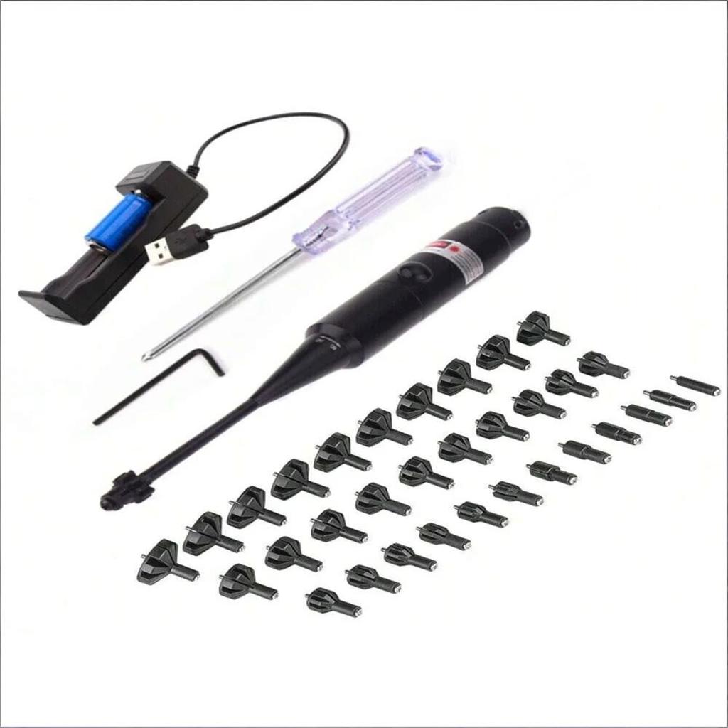 Набор для пристрелки, подходит для калибров от .17 до .78, многопортовые адаптеры.