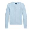 Polo Solid Color Crew Neck Cable Knit Sweater Kids Sweater Blue CWPOSWEG6820300-400