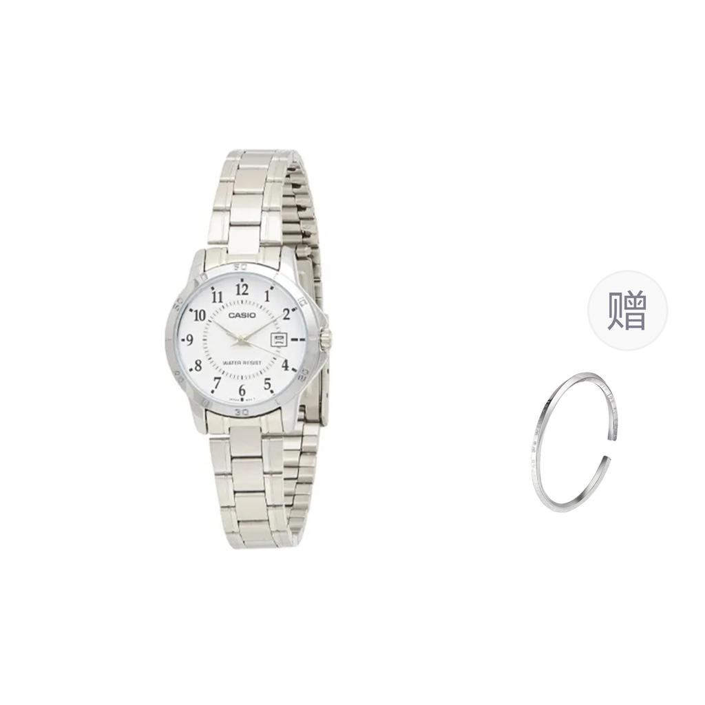 Casio Женские Белые Часы LTP-V004D-7BUDF-