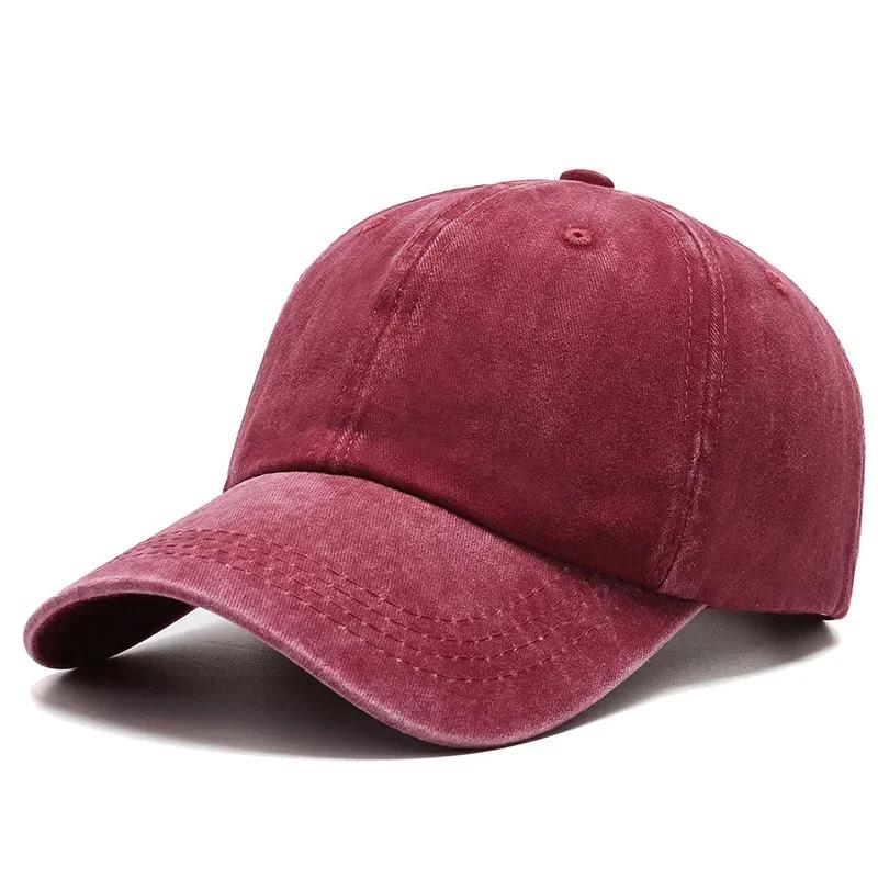 Women Men Cotton  Fashion Snapback Solid Baseball Cap Autum Winter Hat Outdoor Simple Vintag Visor Casual Cap Hat For Women Men