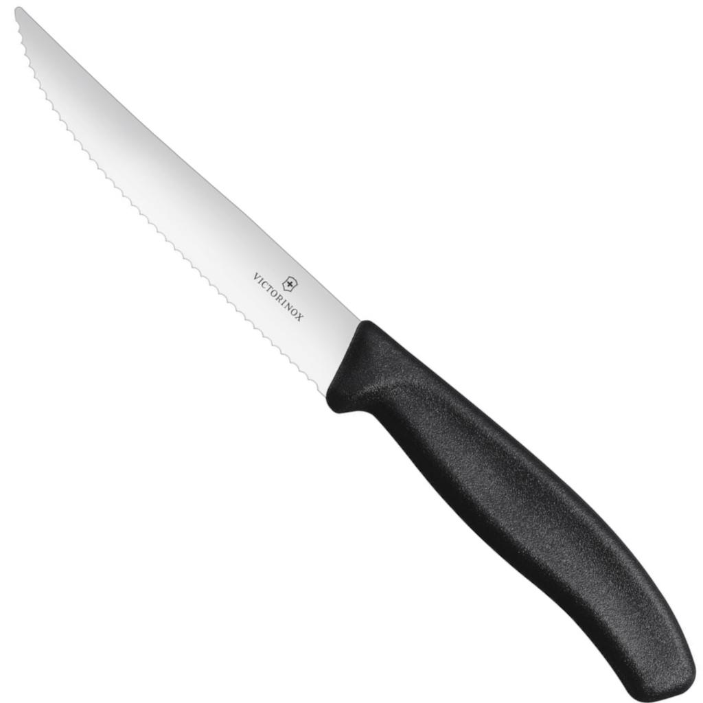 Serrated pizza steak knife, length 120 mm - set of 2