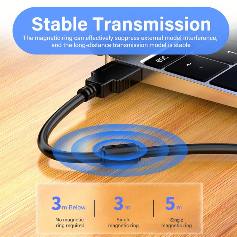 High Speed USB Cable For Canon Brother Hp Epson Samsung Lenovo 3D Label Printer Scanner Electronic Piano Organ Type A To B 3m 5m