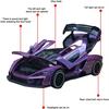 1:32-масштабная модель спортивного автомобиля McLaren Senna, литая под давлением игрушечная машинка из цинкового сплава, транспортные средства с откатным механизмом, мини-электронные игрушки-суперкары с подсветкой и музыкой