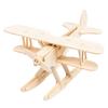 Tsukurun 3D Wood Puzzle for Children with Japanese Instructions Includes Instructions with Furigana and Large Desu® (Airplane) - (pronunciation