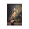Ночное небо, художественные принты, Земля, холст, постеры, сюрреализм, Галактика, космическая Луна, холст, живопись, плавание, космические настенные панно, научно-фантастический декор