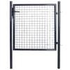 Day and Night - Day and Night Garden Mesh Door Gray Galvanized Steel 85.5x100 Cm