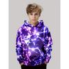 Children's Funny Series 3D Digital Print Boy Hip-hop Personality Hooded Sweatshirt