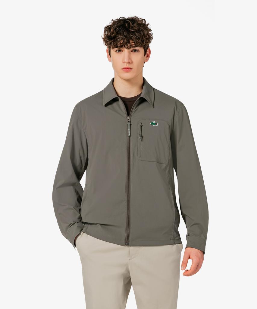 Мужской вязаный джемпер в стиле рубашки Lacoste Sh797E-56G Bmy