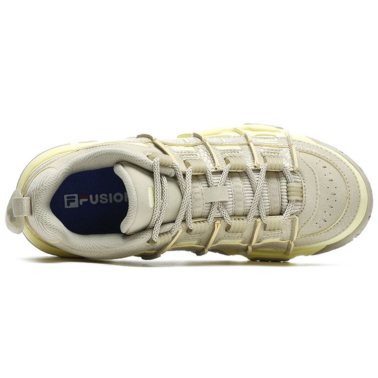 Fila Fusion Кроссовки Buster Low Top Ретро Баскетбольные Женские Сникер Светло-Желтые T12W243207FTT