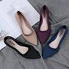 Pointed Shallow Wedges Pumps Women Shoes 2025 Spring Autumn Shoes Women Elegant Casual Work Low Heel Slip Casual Ladies Shoes889