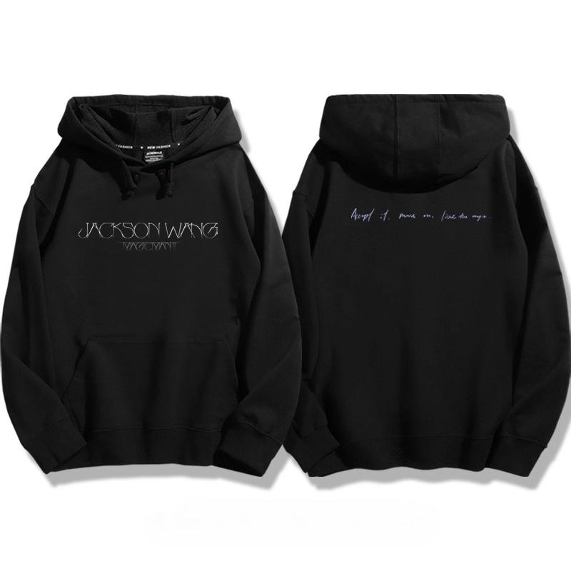 Худи оверсайз женское/мужское Jackson Wang MAGICMAN 2 World Tour 2025, толстовка, уличная одежда, хип-хоп, пуловер с капюшоном, куртка