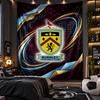 Wall Hanging Tapestry Burnley Football Print Cloth for Living Room Bedroom Home Decor