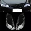 2PCS Front Headlight Lens Cover LampShade L&R ADP10786301S For Mazda 6 2003-2008