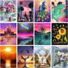 Diy 5d Diamond Painting Scenery Mosaic Kits Landscape Diamond Mosaic Cartoon Art Home Decoration