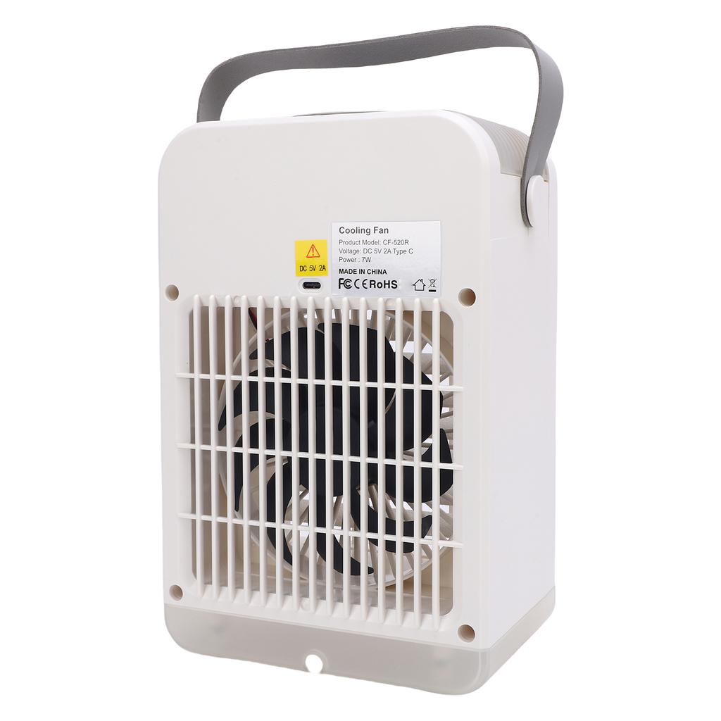 Испарительный охладитель воздуха 700 мл резервуар для воды 7 цветов USB малошумный портативный кондиционер вентилятор