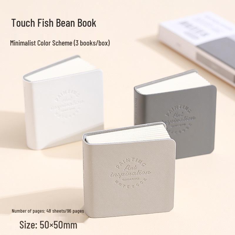 Компактный синий мини-журнал Mo Yu: Милый портативный карманный скетчбук.