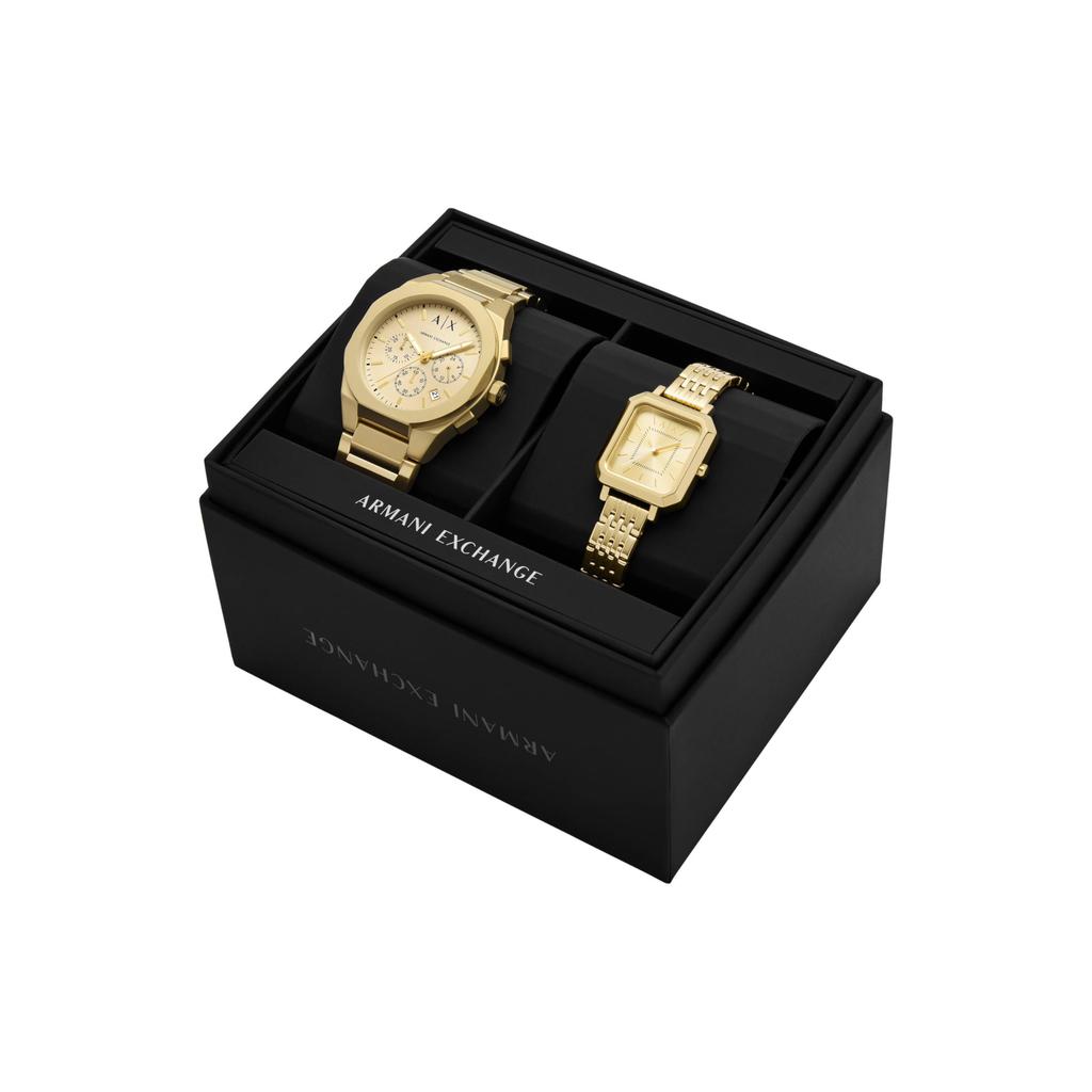 Armani Exchange Sync AX7171SET Gold Watch AX Men's