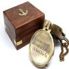 Second Star To The Right J. M. Barrie, Peter Pan Engraved Brass Compass for Anniversary, Birthday, Graduation Day, Confirmation Gift,