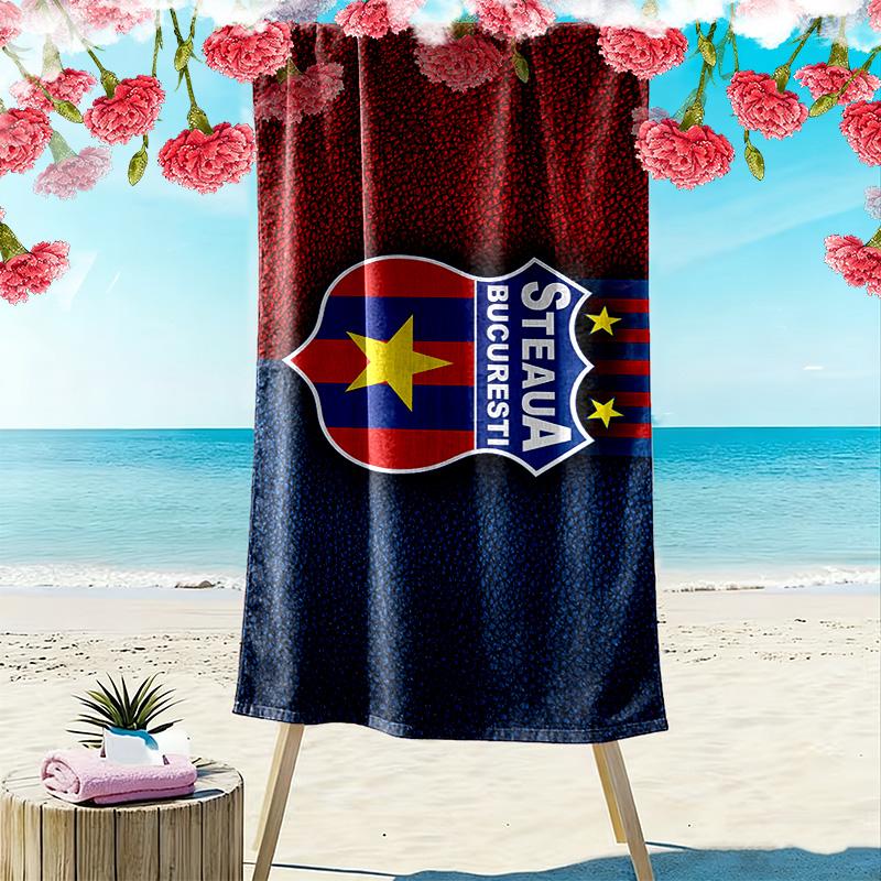 FCSB Print Beach Towel, Large Soft Quick Dry Towel for Beach Camping Swimming