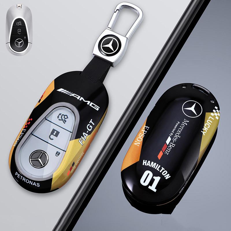D4Car Чехол-брелок для ключа автомобиля, полный защитный корпус, брелок для Mercedes Benz C E S Класса W223 W206 C260 C300 S400 S450 S500 Автоаксессуары