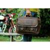 New Men's Genuine Brown Leather Vintage Laptop Messenger Shoulder Briefcase Bag