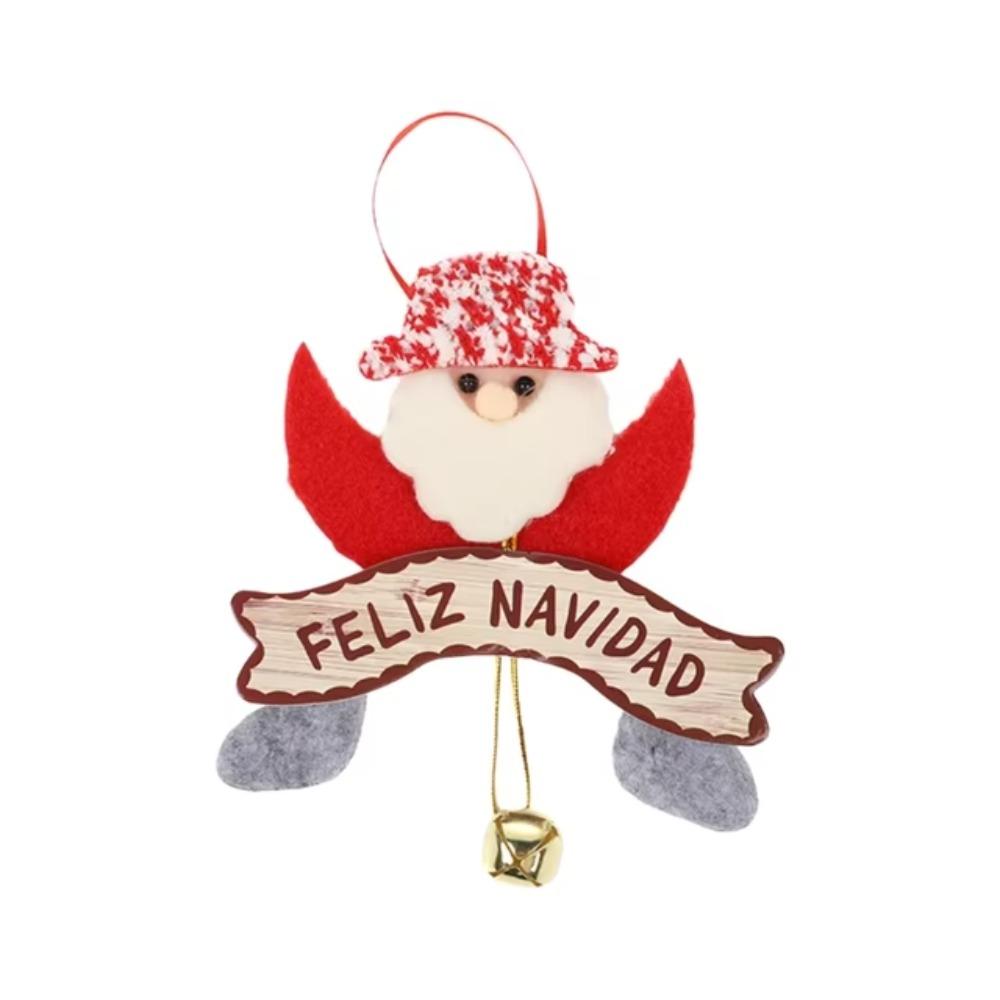 Мультяшный Санта-Клаус лось кулон рождественская елка подвесное украшение домашнее рождественское украшение