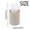 Sparkling Press Type Storage Bottle Creative Nail Polish Remover Container  Manicure Tools