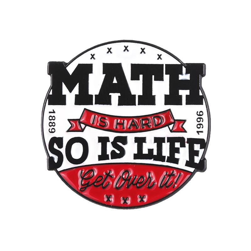 Забавная красочная брошь в виде молекулы, игривый мультяшный значок из сплава для личного стиля