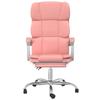 VidaXL Reclining Office Armchair Reclining Seat Computer Chair Adjustable Backrest and Footrest Office Furniture 349633