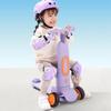 Protective Gear Set for and Roller and Knee Guards with Velcro Injury and Cute 6-Piece Kids' Bicycles, Skateboards, Skates, Elbow, Wrist, Closure,