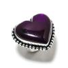 Натуральный фиолетовый лабрадорит драгоценный камень серебро 925 пробы подарок кольцо размер 9 t6L50
