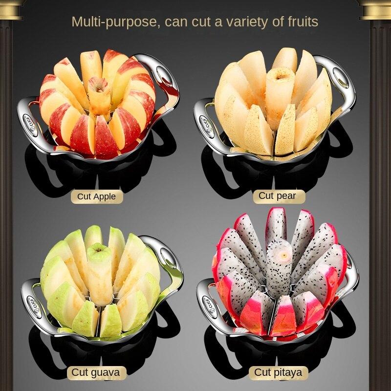 1 шт., бытовая нарезка для фруктов из нержавеющей стали, делитель для резки фруктов, инструмент для сердцевины