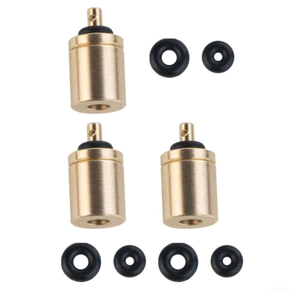 Compact Copper Nozzle Connector for Easy Gas Cylinder Refills 3pcs