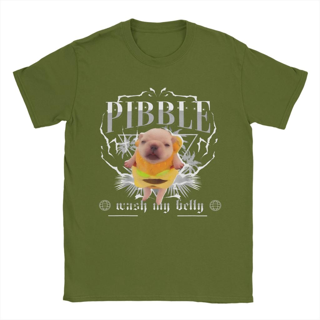 All Seasons Funny Pibble Meme Wash My Belly T Shirt For Unisex 100% Cotton Tee Shirt Short Sleeve Tops